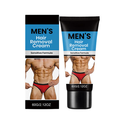 🧔💪 Crema depilatoria delicata per uomo – pelle liscia senza irritazioni!