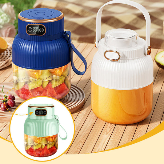 🥤 FRULLATORE PORTATILE RICARICABILE! ⚡ Frutta e verdura frullate ovunque – potente, compatto e senza fili! 🍓🍌