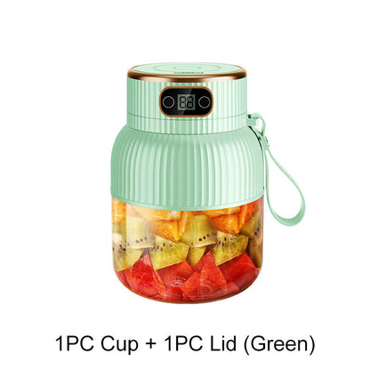 🥤 FRULLATORE PORTATILE RICARICABILE! ⚡ Frutta e verdura frullate ovunque – potente, compatto e senza fili! 🍓🍌