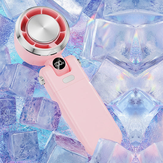 🧊 VENTILATORE PORTATILE PIEGHEVOLE CON RAFFREDDAMENTO A GHIACCIO! ❄️ Fresco istantaneo, compatto e perfetto per l'estate – portalo ovunque! 🌬️✨