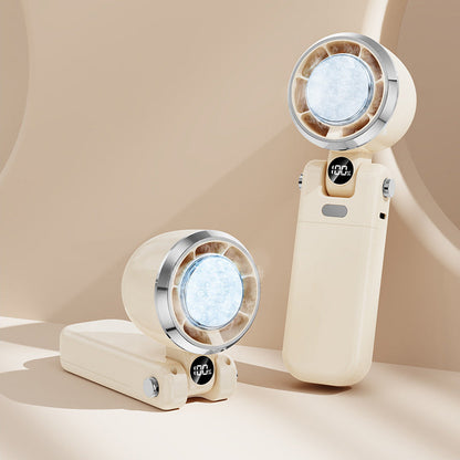 🧊 VENTILATORE PORTATILE PIEGHEVOLE CON RAFFREDDAMENTO A GHIACCIO! ❄️ Fresco istantaneo, compatto e perfetto per l'estate – portalo ovunque! 🌬️✨