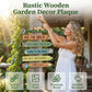 🌿 INSEGNA DA GIARDINO IN LEGNO RUSTICO! 🪵 Targa decorativa da parete dal fascino naturale – perfetta per giardino, patio o ingresso! Aggiungi calore e carattere al tuo spazio esterno! 🏡✨