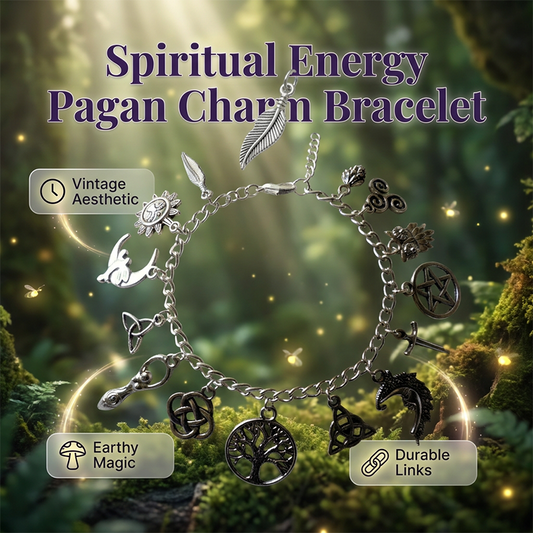 📢📢 50% DI SCONTO !! ⏰ Bracciale portafortuna vintage pagano per donna – un gioiello che racconta storie antiche! ✨📿