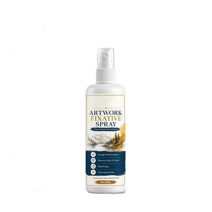026 HOT selling 🥳🥳 50k + SOLD! Quindi toglietevi il 50%! Spray fissativo di essiccazione rapida - protegge carbone vegetale e pastelli dalla sbavatura. Nebbia Ultra fine, niente gocciolature. Matte finire, i colori restano veri! 🛡️✨