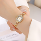 ⌚ Orologio da donna al quarzo con cinturino a coulisse e quadrante quadrato – stile minimalista, eleganza senza tempo! ✨💎