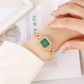 ⌚ Orologio da donna al quarzo con cinturino a coulisse e quadrante quadrato – stile minimalista, eleganza senza tempo! ✨💎