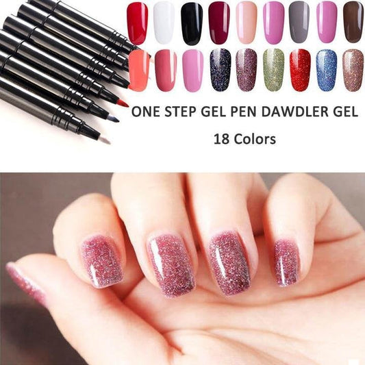 🎨 Penna gel per unghie in un solo passaggio – colore e brillantezza in un attimo! 💅✨