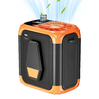 🏕️ Ventilatore portatile da vita per esterni – fresco ovunque tu vada! 🌬️🎒