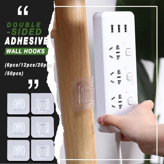 🧲 Ganci da parete adesivi a doppia faccia – fissaggio facile e senza fori! 🧱✨