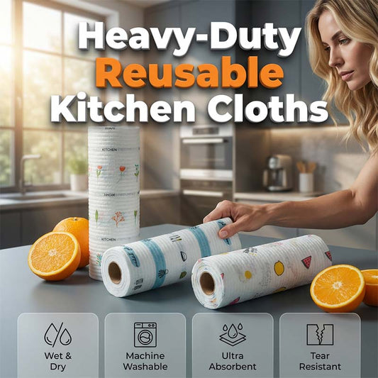 ⏰🔥SCONTO DEL 50% PER UN PERIODO LIMITATO!🔥OLTRE 50K+ VENDUTE!Pre-Soaped Disposable Kitchen Wipes