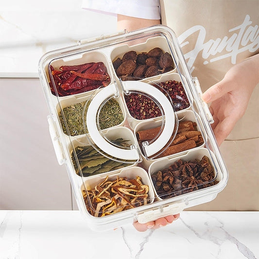🧂 Scatola porta spezie e snack multifunzione elegante – ordine e stile in cucina! ✨🍳