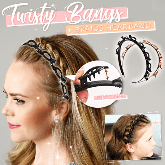 🔥 OFFERTA CALDA 🔥 Fermacapelli per acconciatura con doppia frangia 💇‍♀️✨