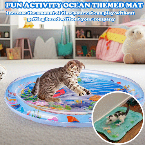 💧 Tappetino sensoriale ad acqua per animali domestici – fresco, rilassante e stimolante per il tuo pet! 🐾❄️✨