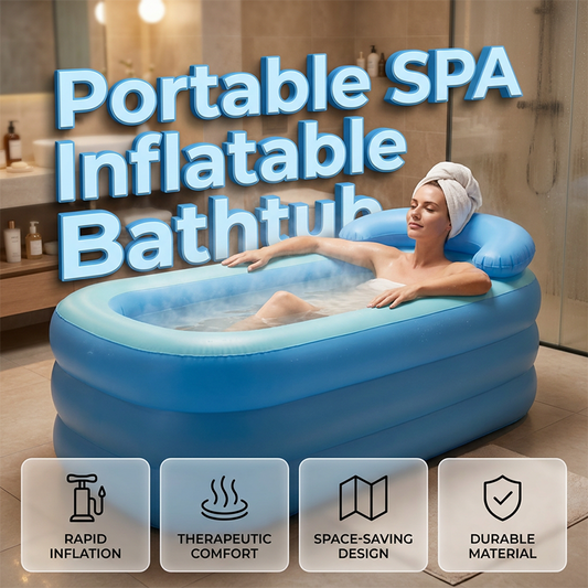 🛁🔥 Vasca gonfiabile isolata a tre strati – il massimo del comfort e del calore per il tuo bagno! 🧊💦✨