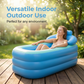 🛁🔥 Vasca gonfiabile isolata a tre strati – il massimo del comfort e del calore per il tuo bagno! 🧊💦✨