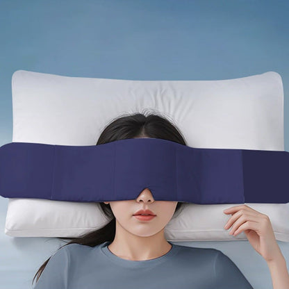 😴 Maschera per dormire pesata a doppia faccia per tutte le stagioni – relax profondo e comfort universale! 🌙✨🔄