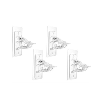 🔧 Staffe di supporto per aste autoadesive per carichi pesanti – fissaggio forte e senza fori! 💪🏠✨