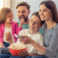 🍿 Ciotola pieghevole in silicone per popcorn al microonde con aria calda – con coperchio 🔥🧴✨