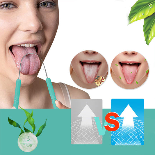 👅 Raschiatingua e pulisci lingua per adulti e bambini – alito fresco e igiene orale quotidiana!