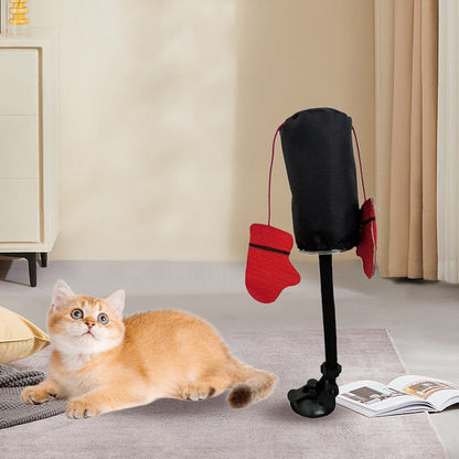 😻 Giocattolo interattivo per gatti – sacco da boxe per felini 🐾💥