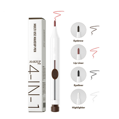 🖊️ Penna trucco portatile multiuso – bellezza e praticità ovunque tu vada! 💄✨🎒