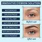 💧 Matita sopracciglia 2-in-1 impermeabile e gel colorante – trucco a lunga tenuta per sopracciglia naturali e realistiche, che imita perfettamente i peli. ✨👁️💖
