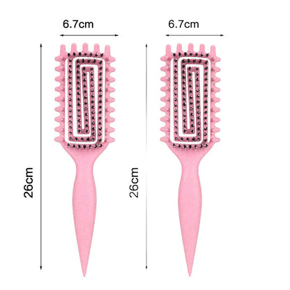 1 ACQUISTA， 1 REGALATO💨 Spazzola districante ventilata per capelli ricci – districa senza spezzare e dona volume! 🌀✨