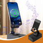 📱 Supporto per telefono 3-in-1 con altoparlante Bluetooth e power bank – ricarica, musica e supporto in un solo accessorio! 🔋🔊✨