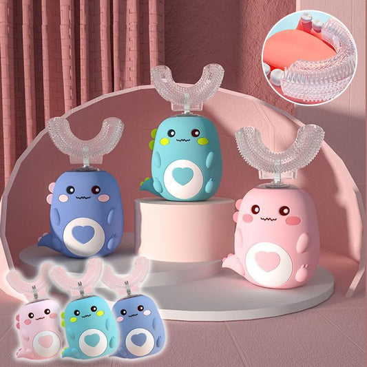 Spazzolino elettrico smart a forma di U per bambini – divertente, efficace e sicuro! ✨👶🦷