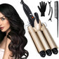 🌀 Arricciacapelli a 3 cilindri con temperatura regolabile – ricci perfetti in un attimo! 💇‍♀️✨🌡️