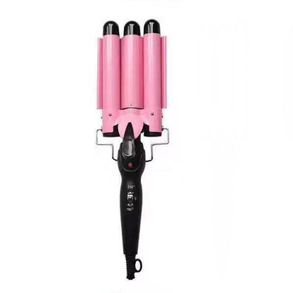 🌀 Arricciacapelli a 3 cilindri con temperatura regolabile – ricci perfetti in un attimo! 💇‍♀️✨🌡️