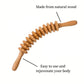 💪🌀 Bastone massaggiante in legno con 12 rulli curvi – il tuo alleato per il recupero muscolare! 🌿✨