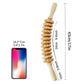 💪🌀 Bastone massaggiante in legno con 12 rulli curvi – il tuo alleato per il recupero muscolare! 🌿✨