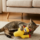 🐱🧸 Giocattolo in peluche per gatti con erba gatta – mordi, gioca, rilassati! 🌿😸