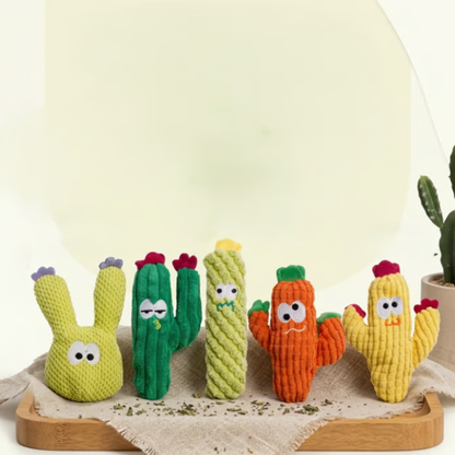 🐱🧸 Giocattolo in peluche per gatti con erba gatta – mordi, gioca, rilassati! 🌿😸