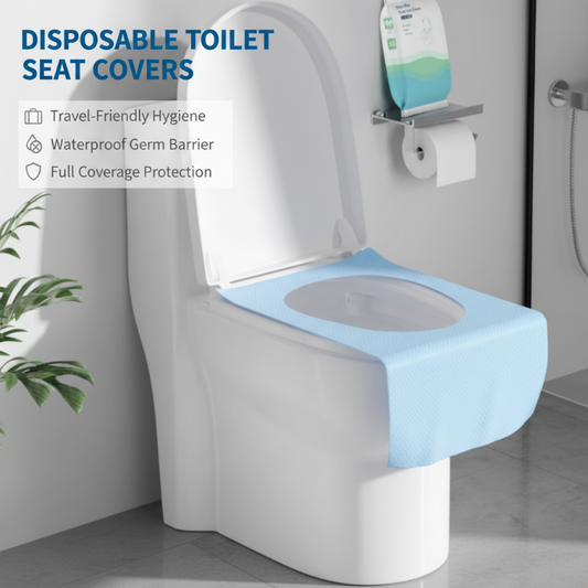🚽🧻 Coprisedili per WC impermeabili e usa e getta – confezione pratica e igienica! 💧✨