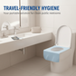 🚽🧻 Coprisedili per WC impermeabili e usa e getta – confezione pratica e igienica! 💧✨
