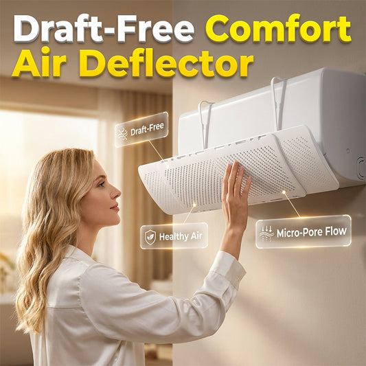 🌬️❄️ Deflettore retrattile per condizionatore d'aria con fissaggio a parete – protegge dagli spifferi e distribuisce l'aria in modo uniforme! 🔧✨🏠