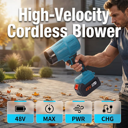 💨🔋 Soffiatore Cordless ad Alta Velocità – Ideale per Auto, Giardino, Officina e Pulizia Quotidiana ✨