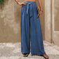 ✨🦵 OFFERTA A TEMPO LIMITATO – 50% DI SCONTO! 👖 Pantaloni a gamba larga con vita alta e laccio frontale – allungano le gambe e snelliscono il punto vita – valorizza istantaneamente la tua silhouette.