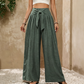 ✨🦵 OFFERTA A TEMPO LIMITATO – 50% DI SCONTO! 👖 Pantaloni a gamba larga con vita alta e laccio frontale – allungano le gambe e snelliscono il punto vita – valorizza istantaneamente la tua silhouette.