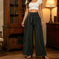 ✨🦵 OFFERTA A TEMPO LIMITATO – 50% DI SCONTO! 👖 Pantaloni a gamba larga con vita alta e laccio frontale – allungano le gambe e snelliscono il punto vita – valorizza istantaneamente la tua silhouette.