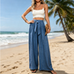 ✨🦵 OFFERTA A TEMPO LIMITATO – 50% DI SCONTO! 👖 Pantaloni a gamba larga con vita alta e laccio frontale – allungano le gambe e snelliscono il punto vita – valorizza istantaneamente la tua silhouette.