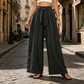 ✨🦵 OFFERTA A TEMPO LIMITATO – 50% DI SCONTO! 👖 Pantaloni a gamba larga con vita alta e laccio frontale – allungano le gambe e snelliscono il punto vita – valorizza istantaneamente la tua silhouette.