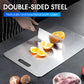 🔪🛡️ Tagliere domestico in acciaio inox spesso e antimuffa – resistente, igienico e facile da pulire! ✨🧼