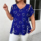 📢📢 50% DI SCONTO!! ⏰ T-shirt da donna casual con scollo a V e maniche corte 👕✨