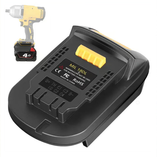 🔋🔌 Adattatore per batteria agli ioni di litio da 18V per utensili senza fili – compatibilità universale per i tuoi attrezzi! 🛠️⚡
