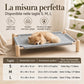 🐕🛏️ Letto da campeggio rialzato per gatti e cani 🏕️🐈