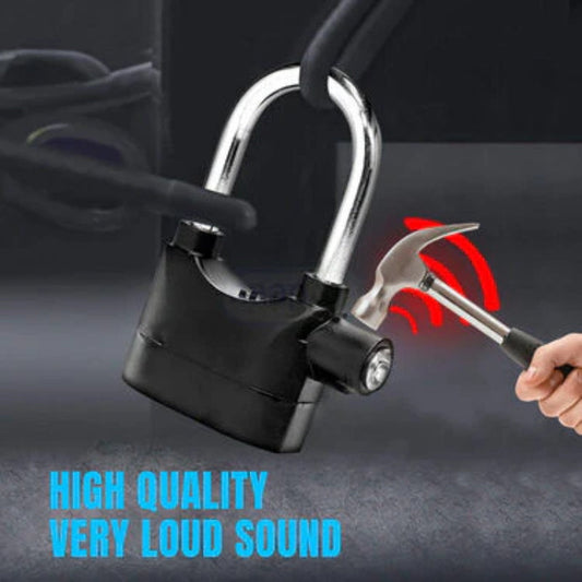 🔒🔔 Lucchetto di sicurezza con sistema d'allarme antifurto – protezione avanzata per i tuoi beni più preziosi! 🛡️⚡