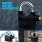 🔒🔔 Lucchetto di sicurezza con sistema d'allarme antifurto – protezione avanzata per i tuoi beni più preziosi! 🛡️⚡